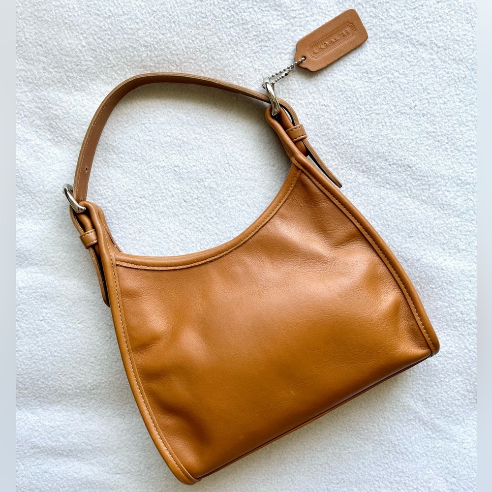 Rare Vintage Coach Soho Small Satchel Mini Shoulder Bag 4106 Toffee color
